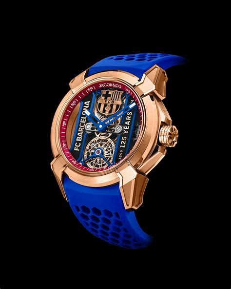 fc barcelona's 125th anniversary timepiece by jacob & co
